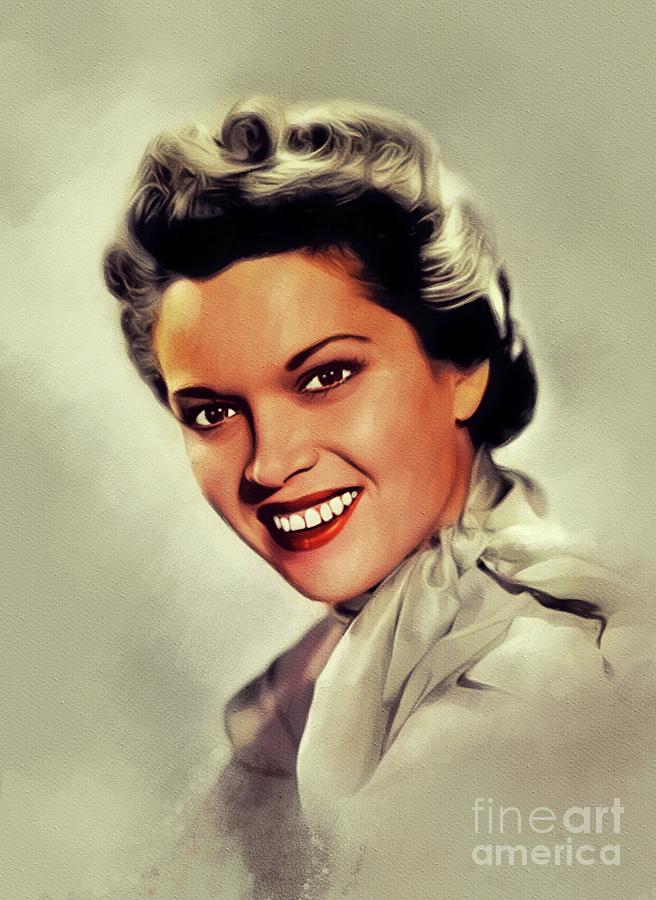 Frances Rafferty, Vintage Actress #2 Painting by Esoterica Art Agency