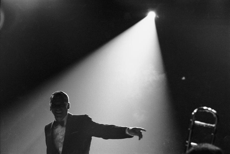 Frank Sinatra Photograph - Frank Sinatra on Stage #2 by John Dominis