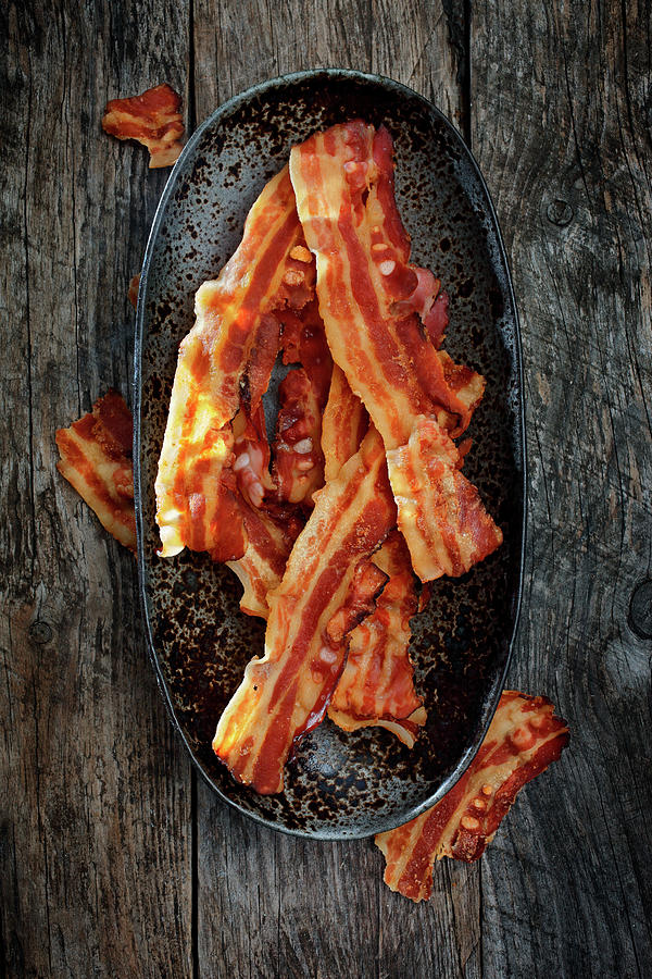 Fried Rashers Of Bacon #2 Photograph by Petr Gross