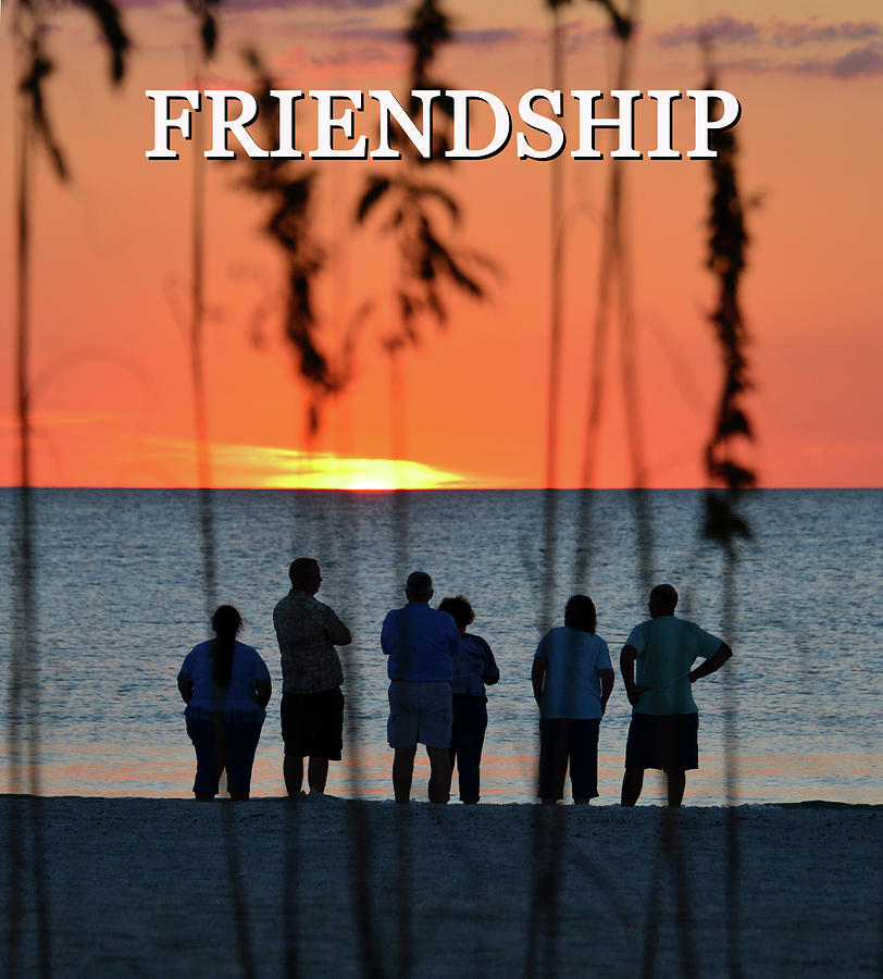 Friendship inspirational work A #2 Photograph by David Lee Thompson