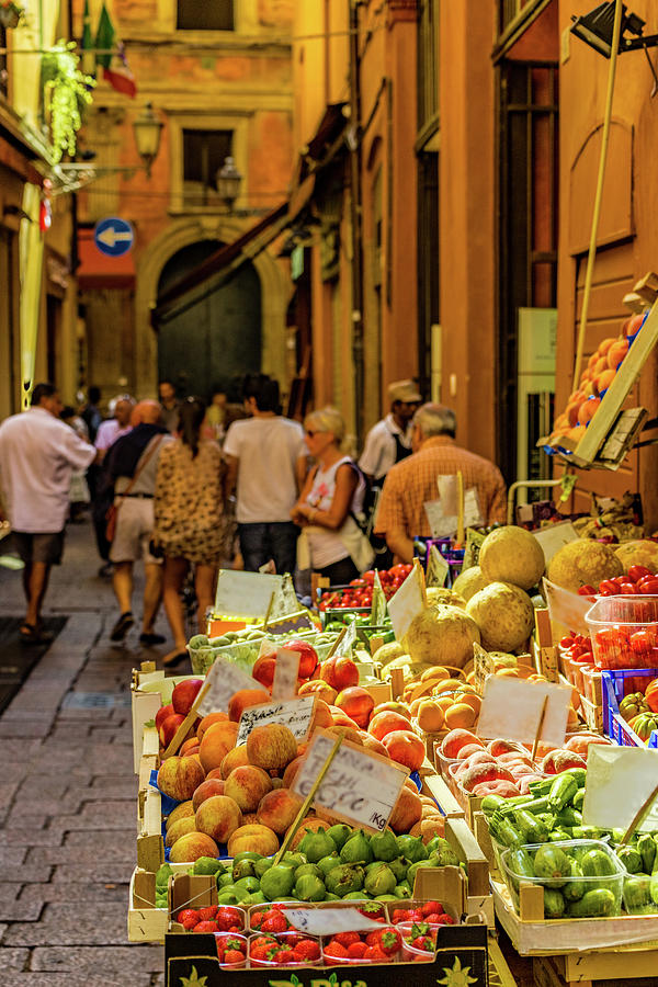Fruit and vegetables stall in Italy #2 Photograph by Vivida Photo PC