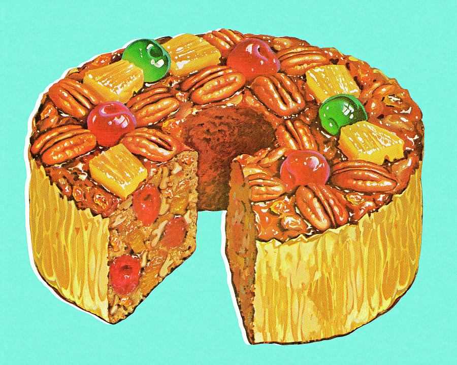 Fruitcake Drawing by CSA Images Fine Art America