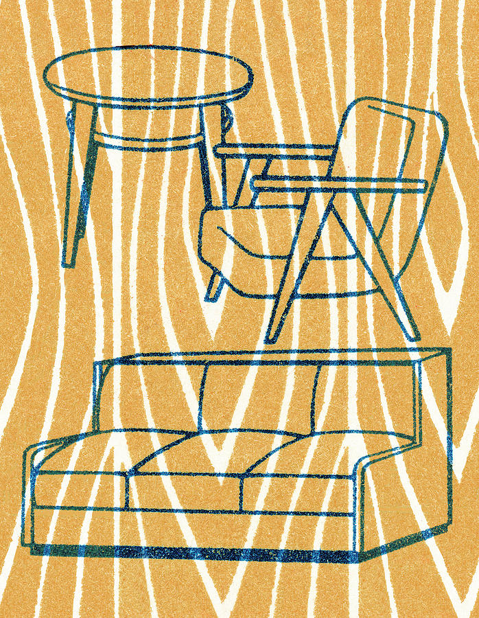 Davenport Drawing - Furniture #2 by CSA Images