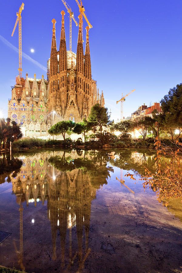 Gaudi Church, Barcelona, Spain #2 Digital Art by Luigi Vaccarella