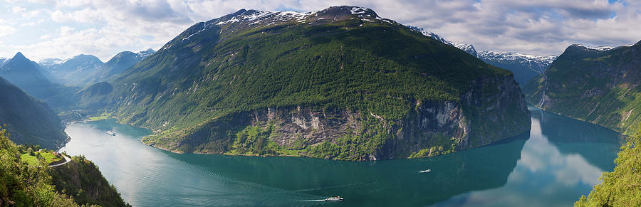 Geirangerfjord, Western Fjords, Norway #2 Photograph by Peter Adams