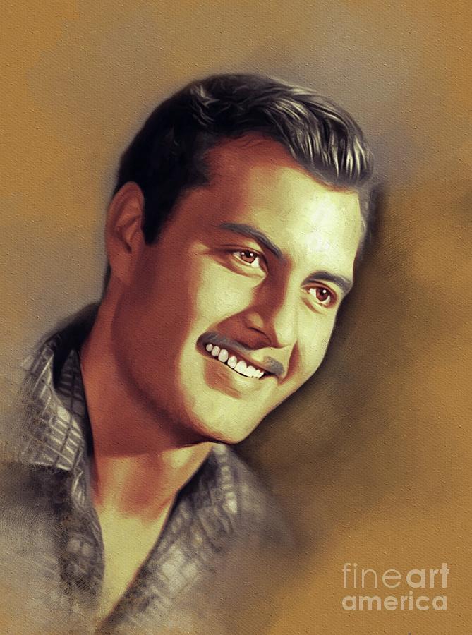 George Montgomery, Vintage Actor #2 Painting by Esoterica Art Agency