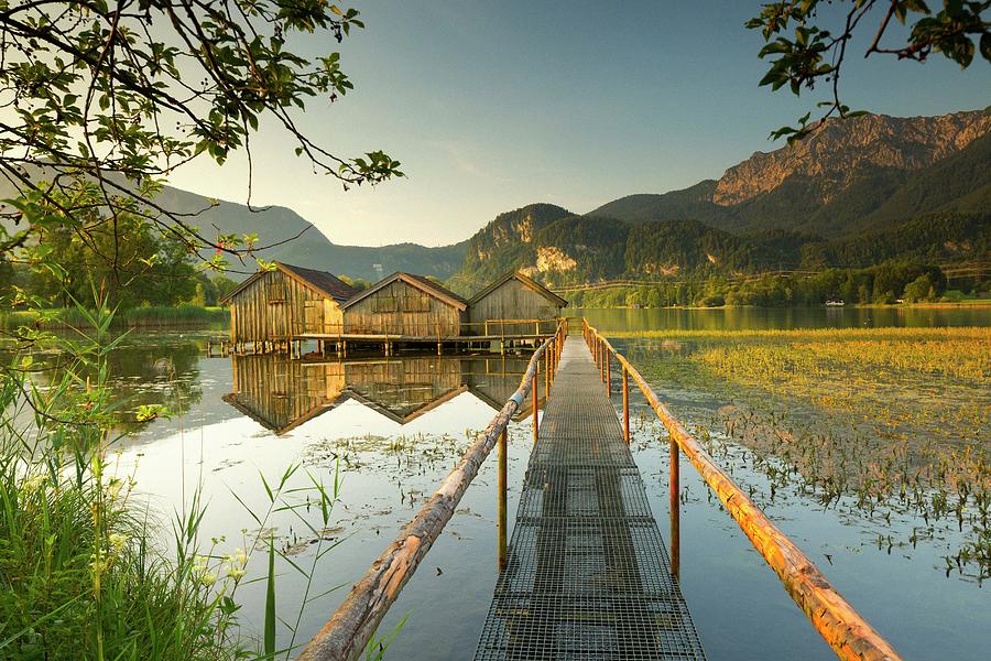 Germany, Bavaria, Upper Bavaria, Kochelsee Lake At Sunrise #2 Digital Art by Maurizio Rellini