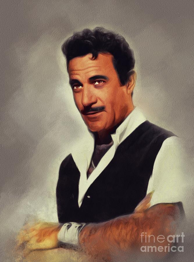 Gilbert Roland, Vintage Actor #2 Painting by Esoterica Art Agency
