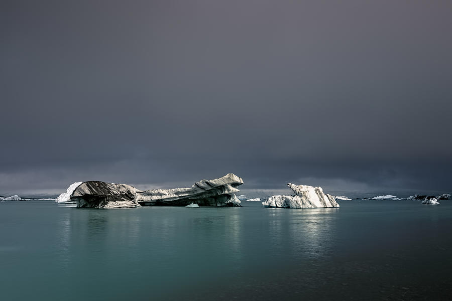 Landscape Photograph - Glacier Lagoon #2 by Bragi Kort