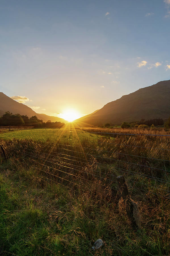 Glen Lyon Mixed Media - Glen Lyon Sunset by Smart Aviation Glen Lyon Mixed Media - Glen Lyon Sunset by Smart Aviation