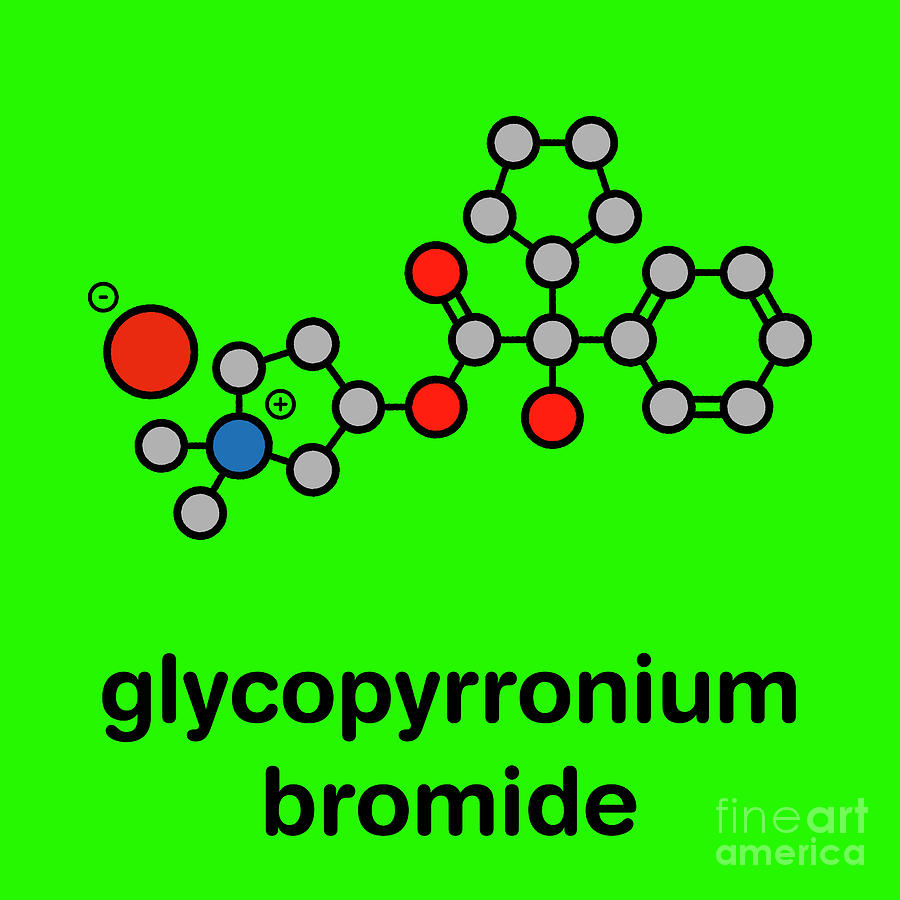 Glycopyrronium Bromide Copd Drug #2 Photograph by Molekuul/science Photo Library