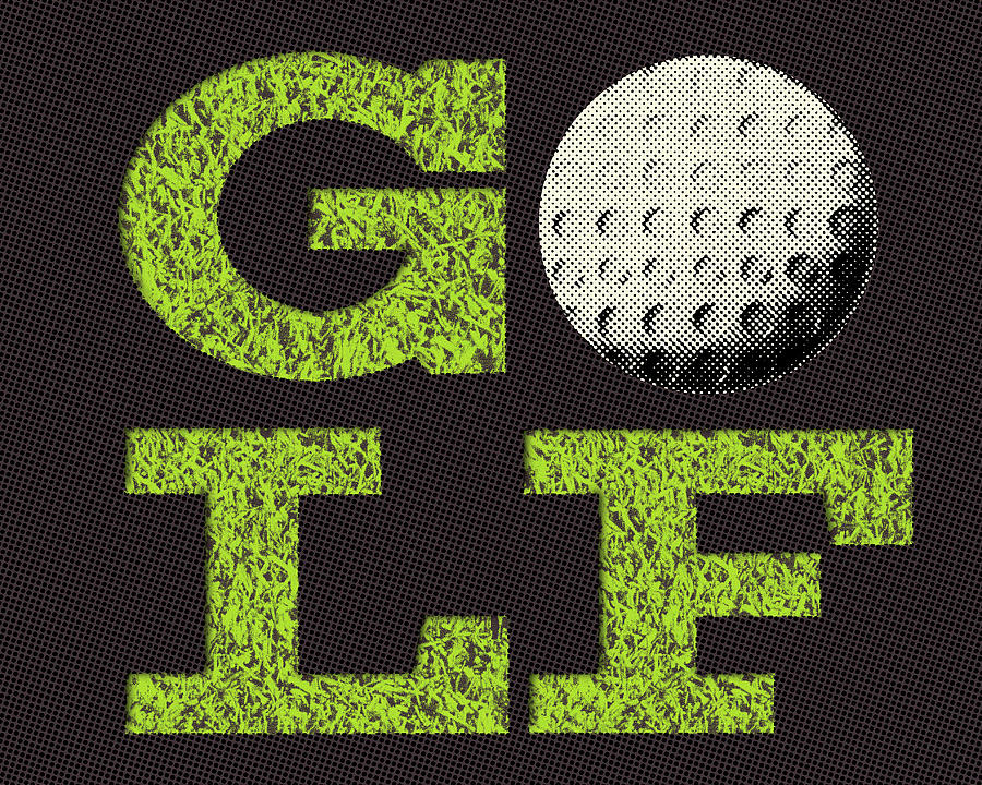 Golf Drawing - Golf Ball #2 by CSA Images