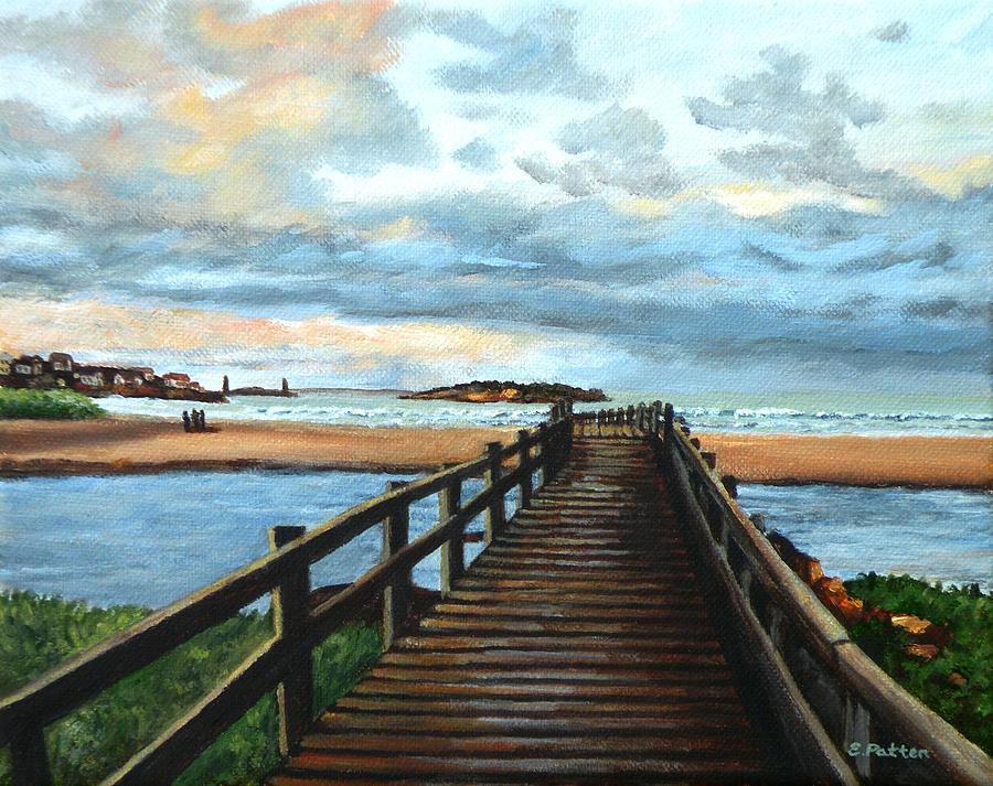 Good Harbor Beach Gloucester #1 Painting by Eileen Patten Oliver