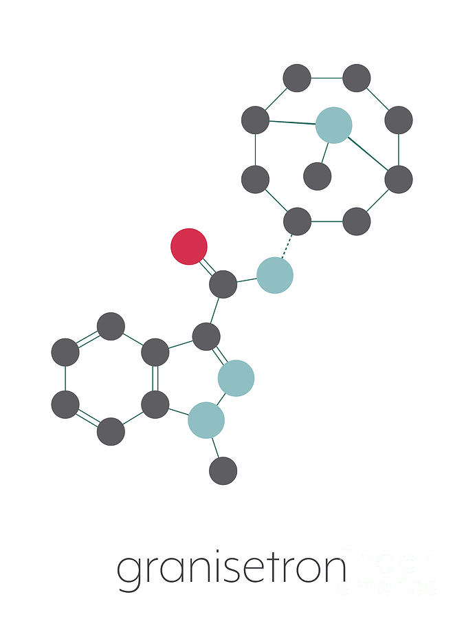 Granisetron Nausea And Vomiting Drug Molecule Photograph By Molekuul 