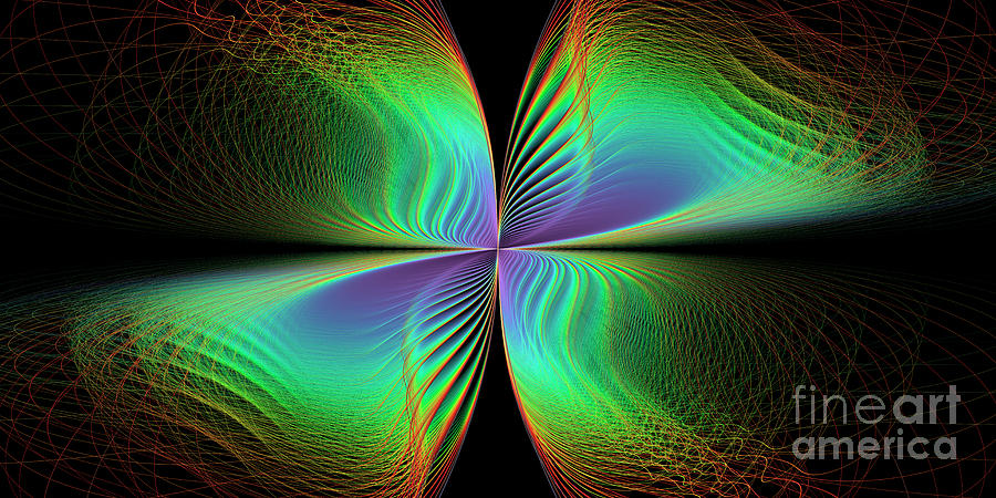 Gravitational Waves Abstract #2 Photograph by David Parker/science Photo Library