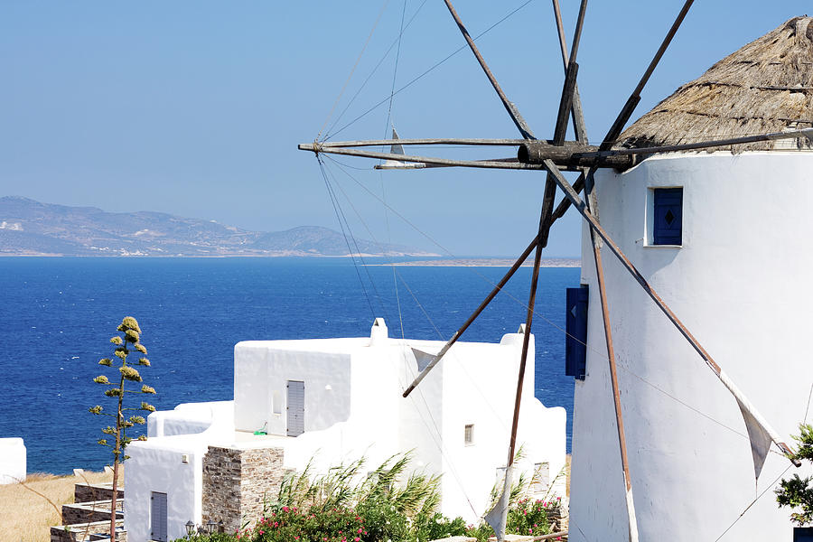 Greek Windmill #2 Photograph by Photovideostock