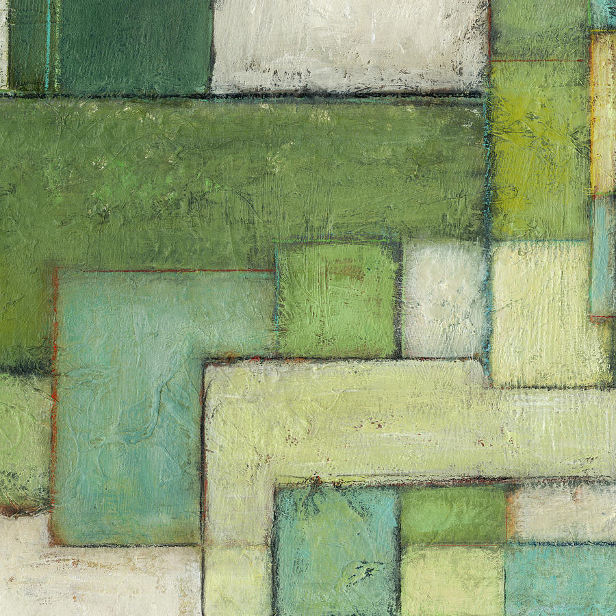 Green Space IIi #2 Painting by Beverly Crawford