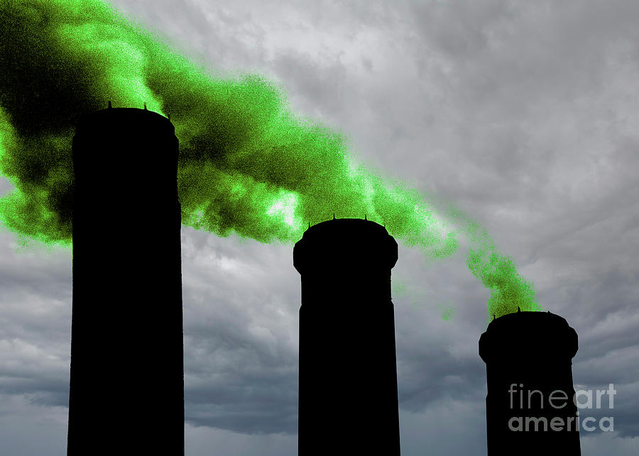 Greenwashing Of The Coal Industry #2 Photograph by Victor De Schwanberg/science Photo Library