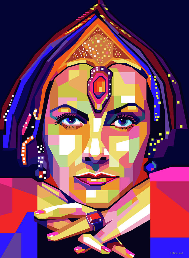 Greta Garbo in Mata Hari Digital Art by Movie World Posters
