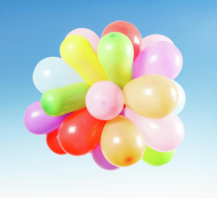 Group Of Balloons #2 Photograph by Wladimir Bulgar/science Photo Library