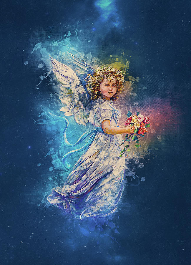 Guardian Angel #2 Digital Art by Ian Mitchell