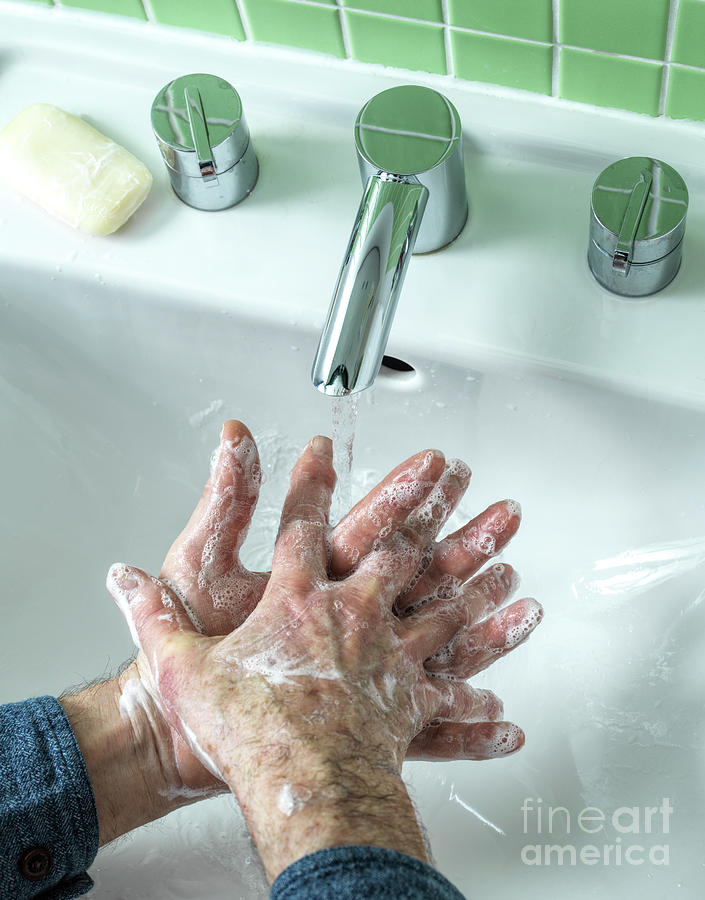 Hand Washing #2 Photograph by Tek Image/science Photo Library