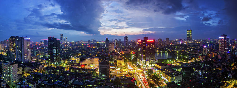 Hanoi Panorama #2 Photograph by Vlg