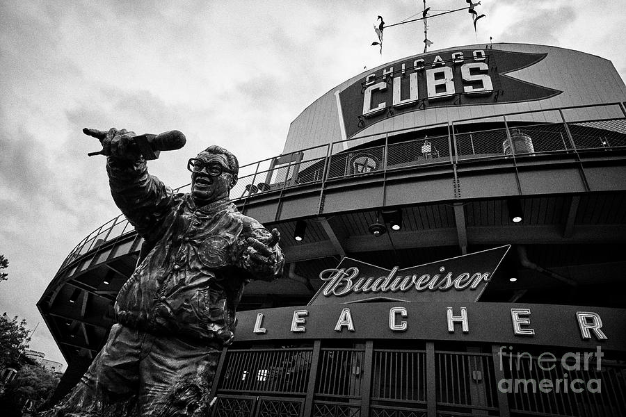 Chicago: Wrigley Field - Harry Caray Statue, This statue of…