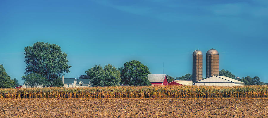 Fall Photograph - Harvest Time In Indiana #2 by Mountain Dreams