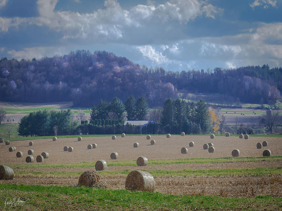 Hay Bale Harvest #2 Photograph by Phil S Addis