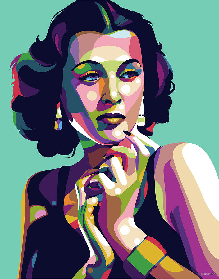 Hedy Lamarr Digital Art - Hedy Lamarr - 2 by Movie World Posters