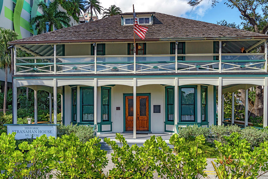 Historic House, Fort Lauderdale, Fl #2 Digital Art by Laura Zeid