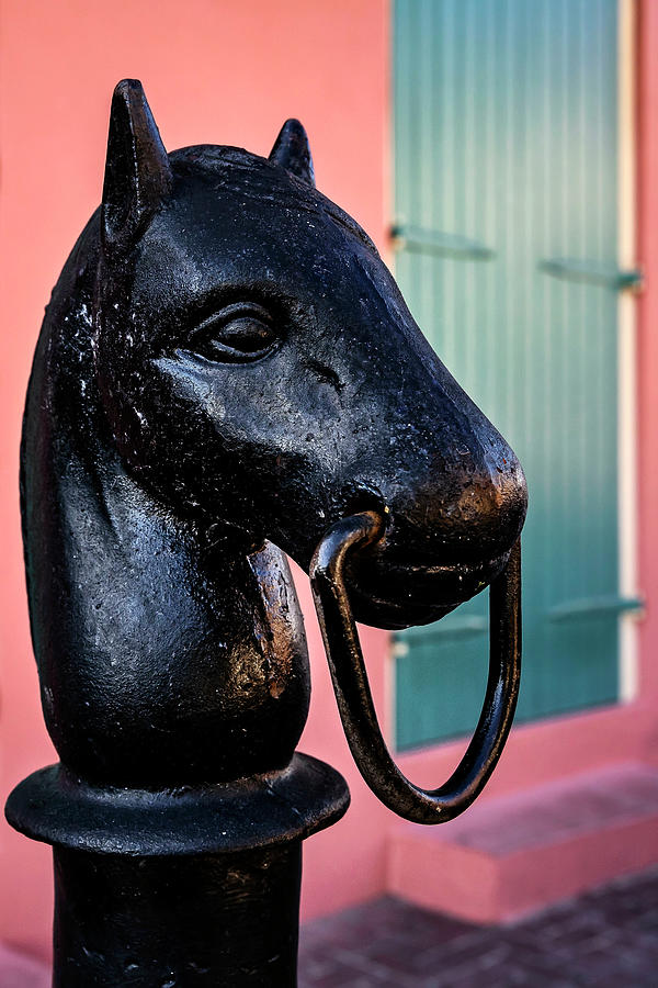 New Orleans Digital Art - Hitching Post, New Orleans, La #2 by Claudia Uripos