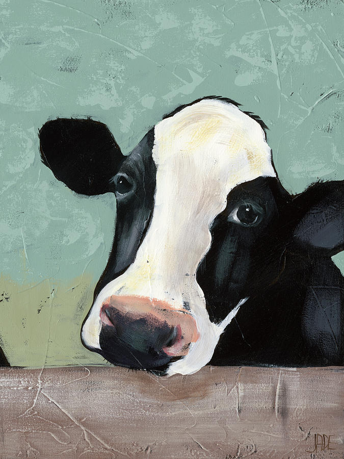 Holstein Cow IIi Painting by Jade Reynolds - Fine Art America