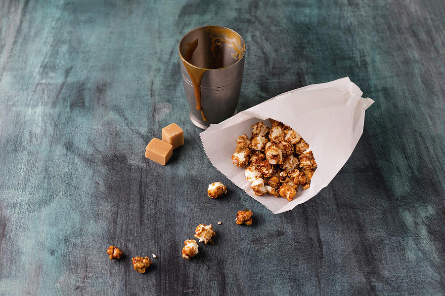 Homemade Caramel Popcorn #2 Photograph by Mandy Reschke