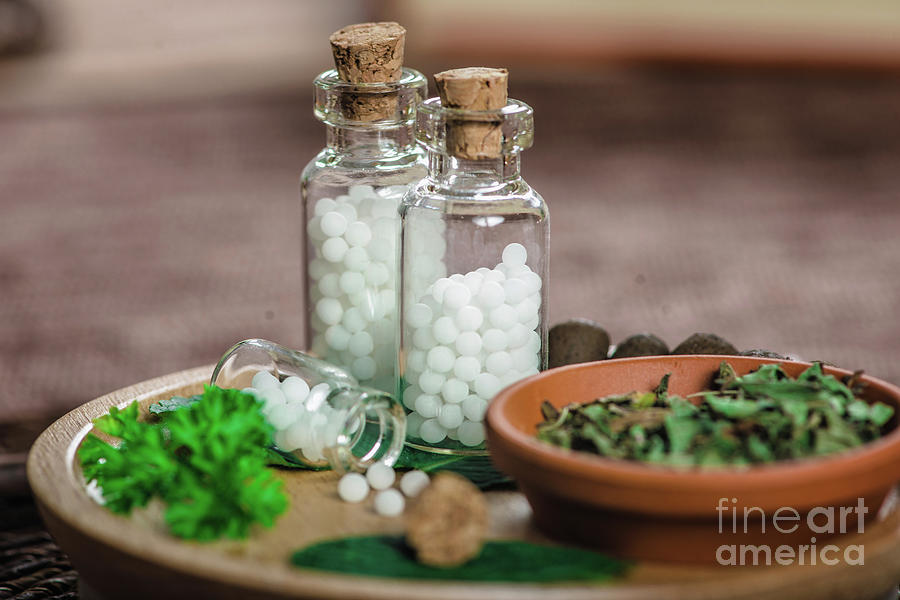 Nature Photograph - Homeopathic Remedies #2 by Microgen Images/science Photo Library