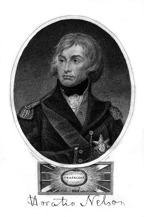Horatio Nelson 1758-1805, 1st Viscount #2 Drawing by Print Collector