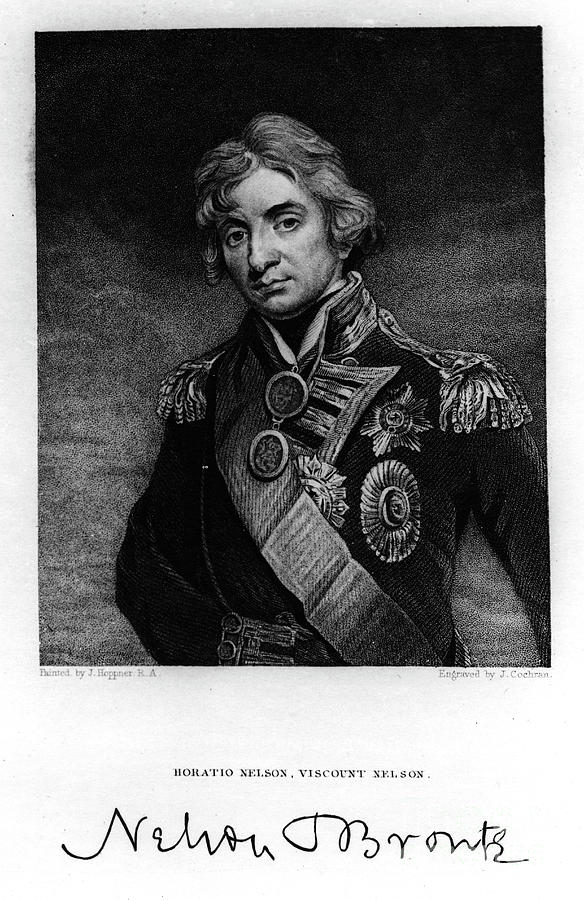 Horatio Nelson, 1st Viscount Nelson #2 Drawing by Print Collector