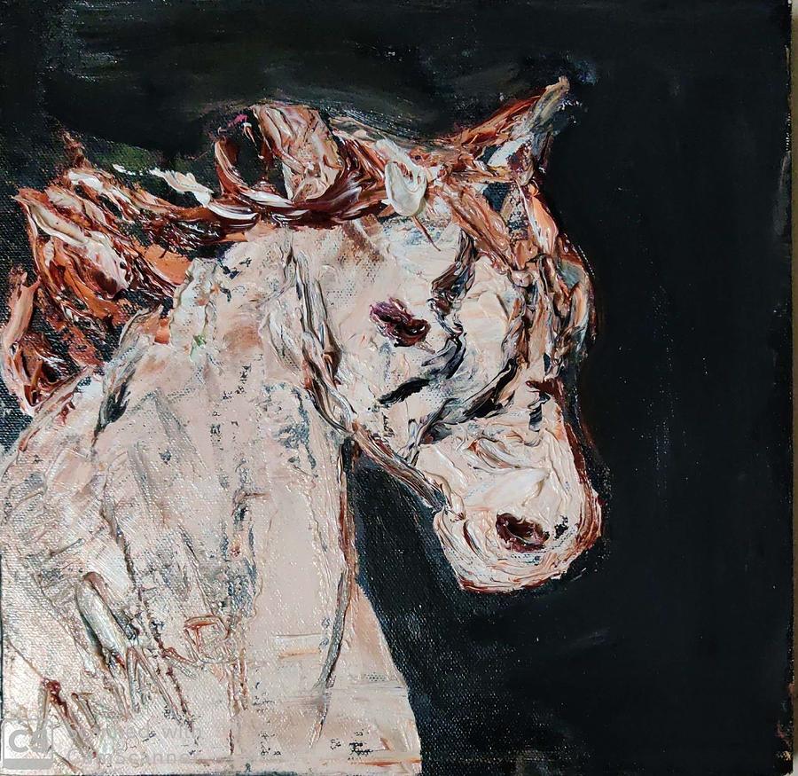 Horse-2 #3 Painting by Anand Swaroop Manchiraju