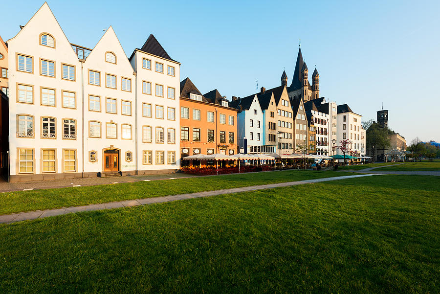 Houses And Park In Cologne, Germany #2 Photograph by Prasit Rodphan ...