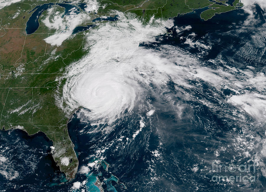 Hurricane Florence Photograph - Hurricane Florence #2 by Noaa/science Photo Library