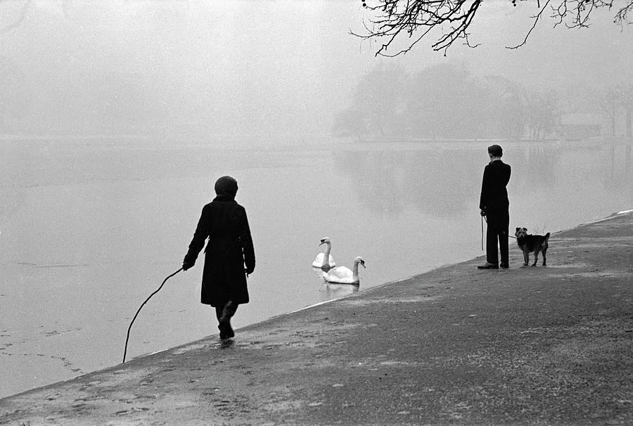 Winter Photograph - Hyde Park #2 by Cornell Capa