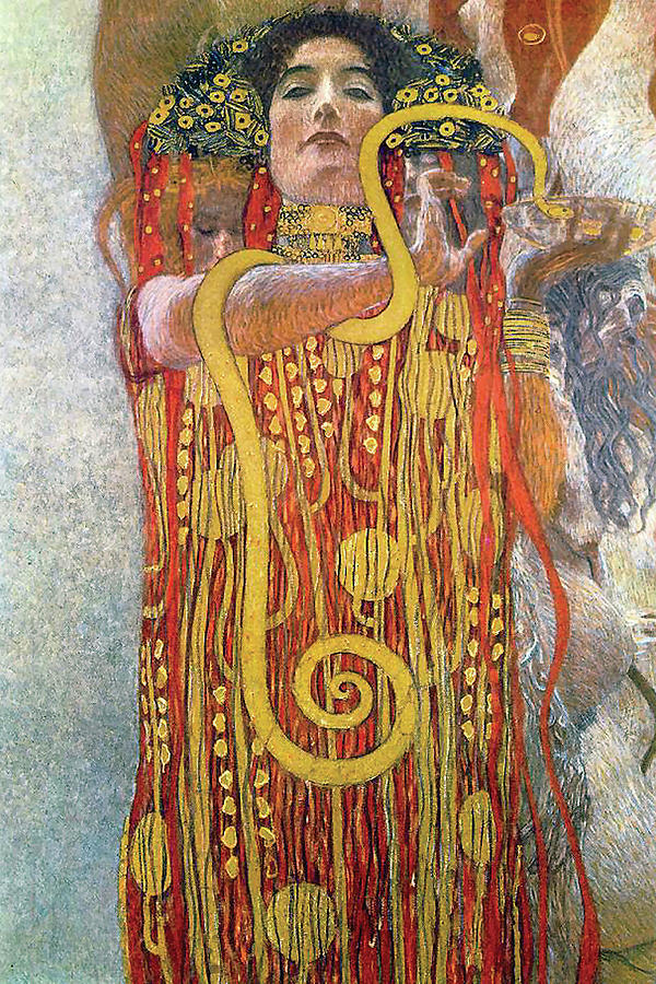 Greek Painting - Hygeia #2 by Gustav Klimt
