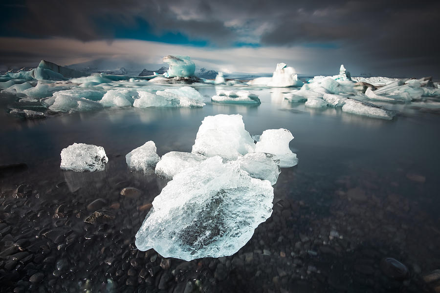 Iceberg Lagoon #2 Photograph by Sunny Ding