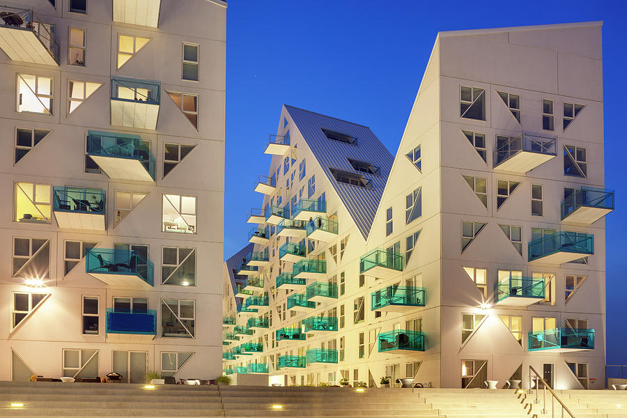 Architecture Digital Art - Iceberg Residences, Jutland, Denmark #2 by Christian Back