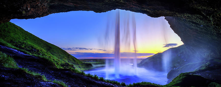 Iceland, Seljalandsfoss Waterfall #2 Digital Art by Maurizio Rellini