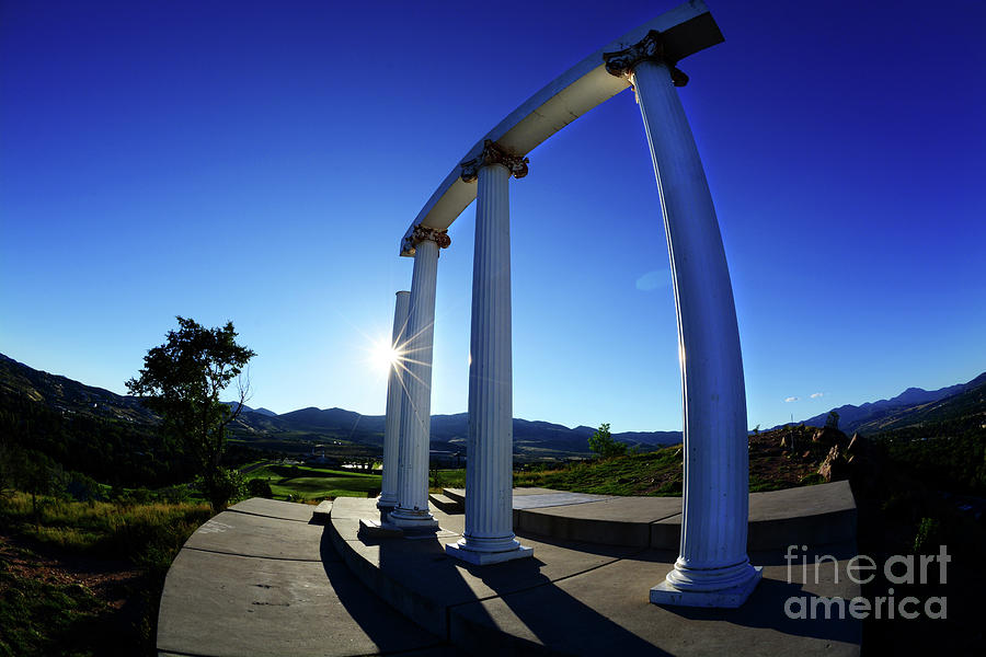 Idaho State University Columns #2 Photograph by Lane Erickson
