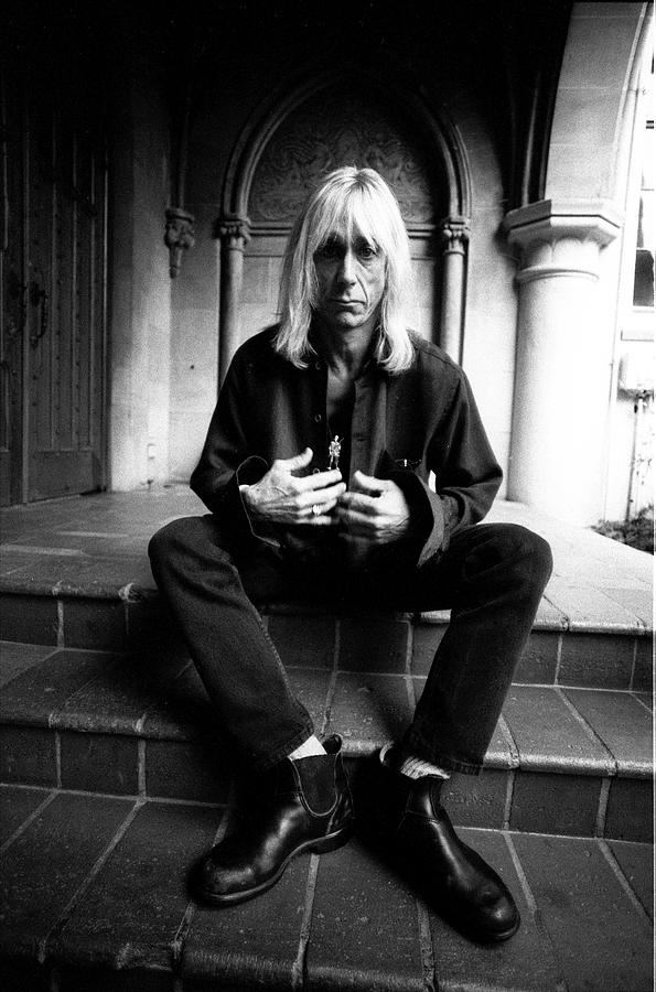 Music Photograph - Iggy Pop Chateau Marmont Los Angeles #2 by Martyn Goodacre