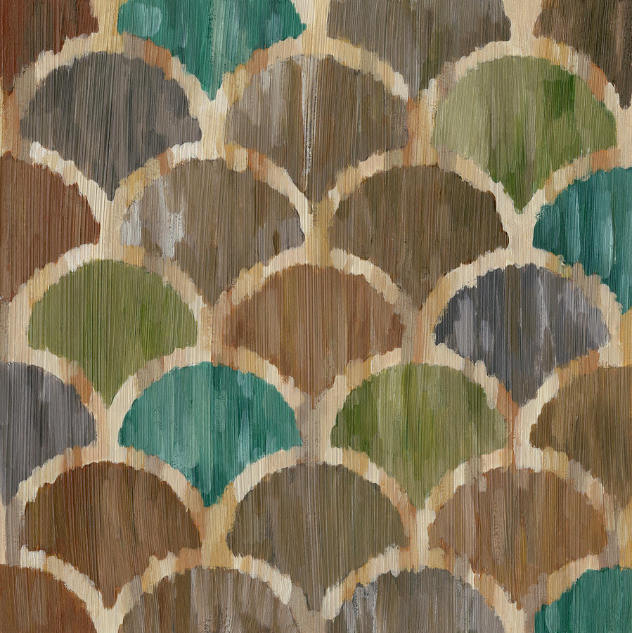 Pattern Painting - Ikat Symmetry I #2 by Chariklia Zarris