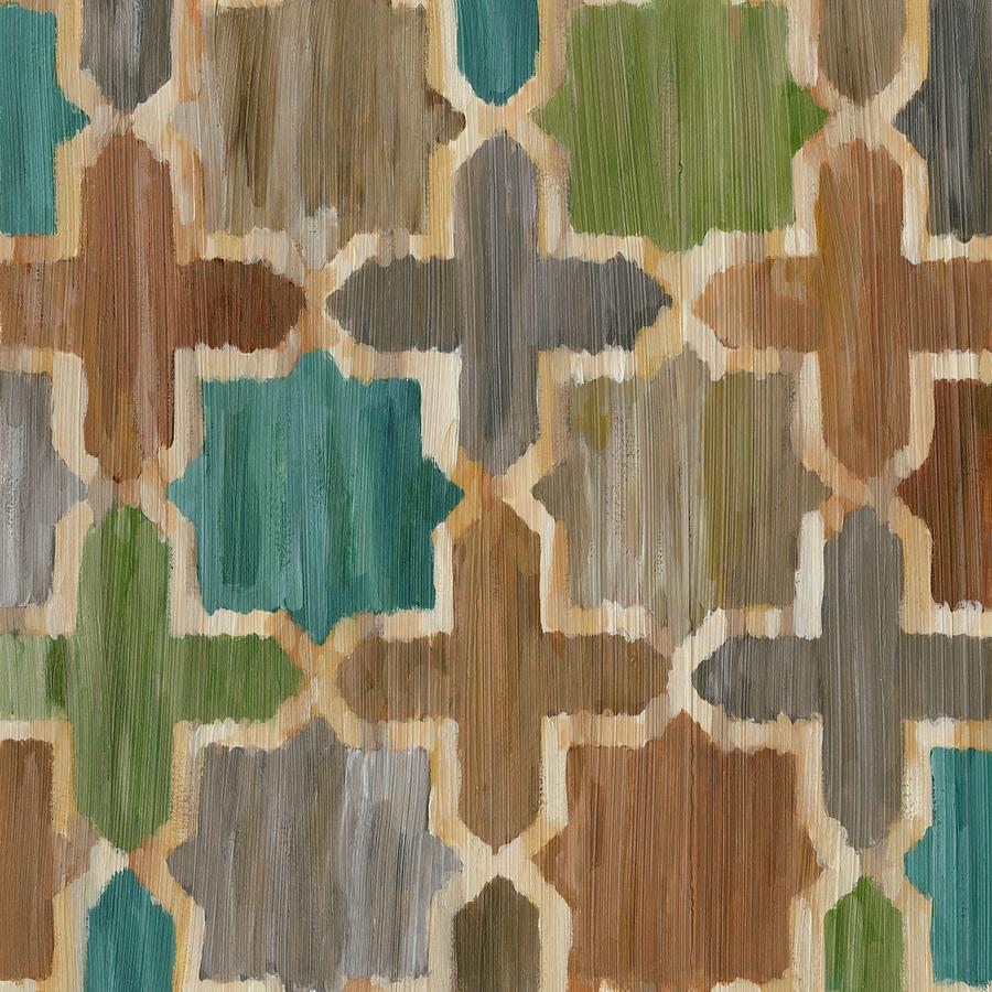 Pattern Painting - Ikat Symmetry II #2 by Chariklia Zarris